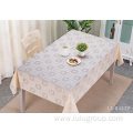 Latest Design Home Hotel Beautiful Printed Lace Tablecloth